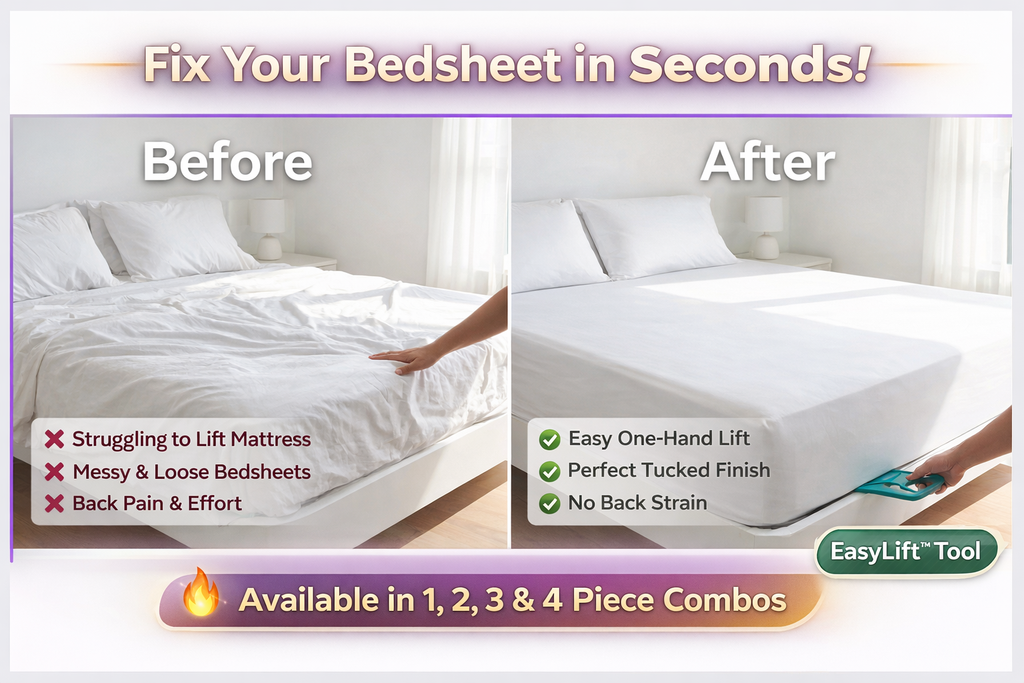 EasyLift™ Mattress Lifter & Bedsheet Tucking Tool